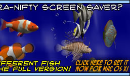 3D Screen saver for Mac OS X