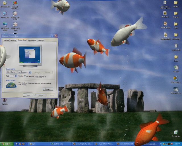 تحميل برنامج روووعة 3d Desktop Aquarium Screensaver 1 1dx Plus