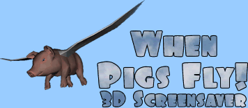 When Pigs Fly! 3D Screensaver for Mac OS X