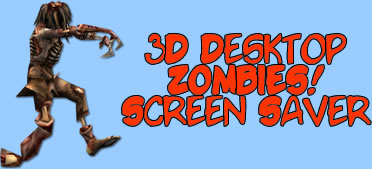 3D Desktop Zombies! Halloween Screensaver